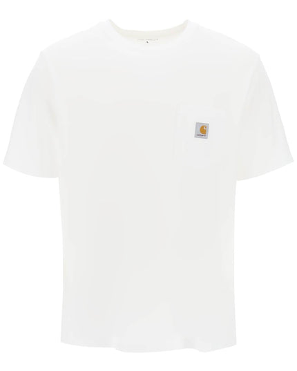 Carhartt Wip t-shirt with chest pocket - White