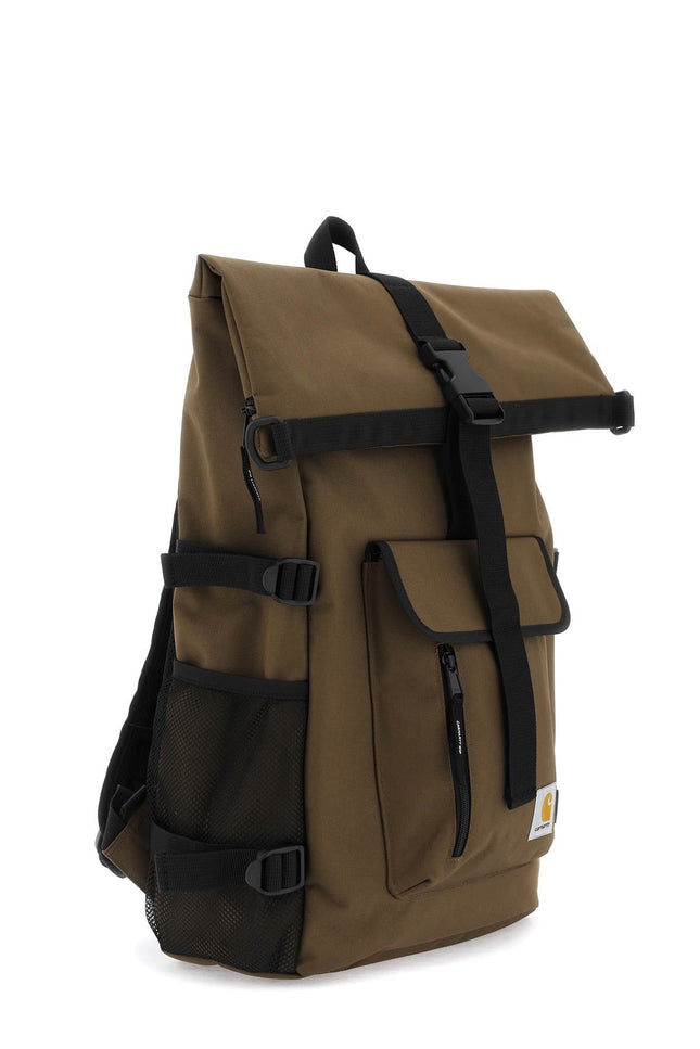 Carhartt wip "phillis recycled technical canvas backpack-men > bags > backpacks-Carhartt Wip-os-Brown-Urbanheer