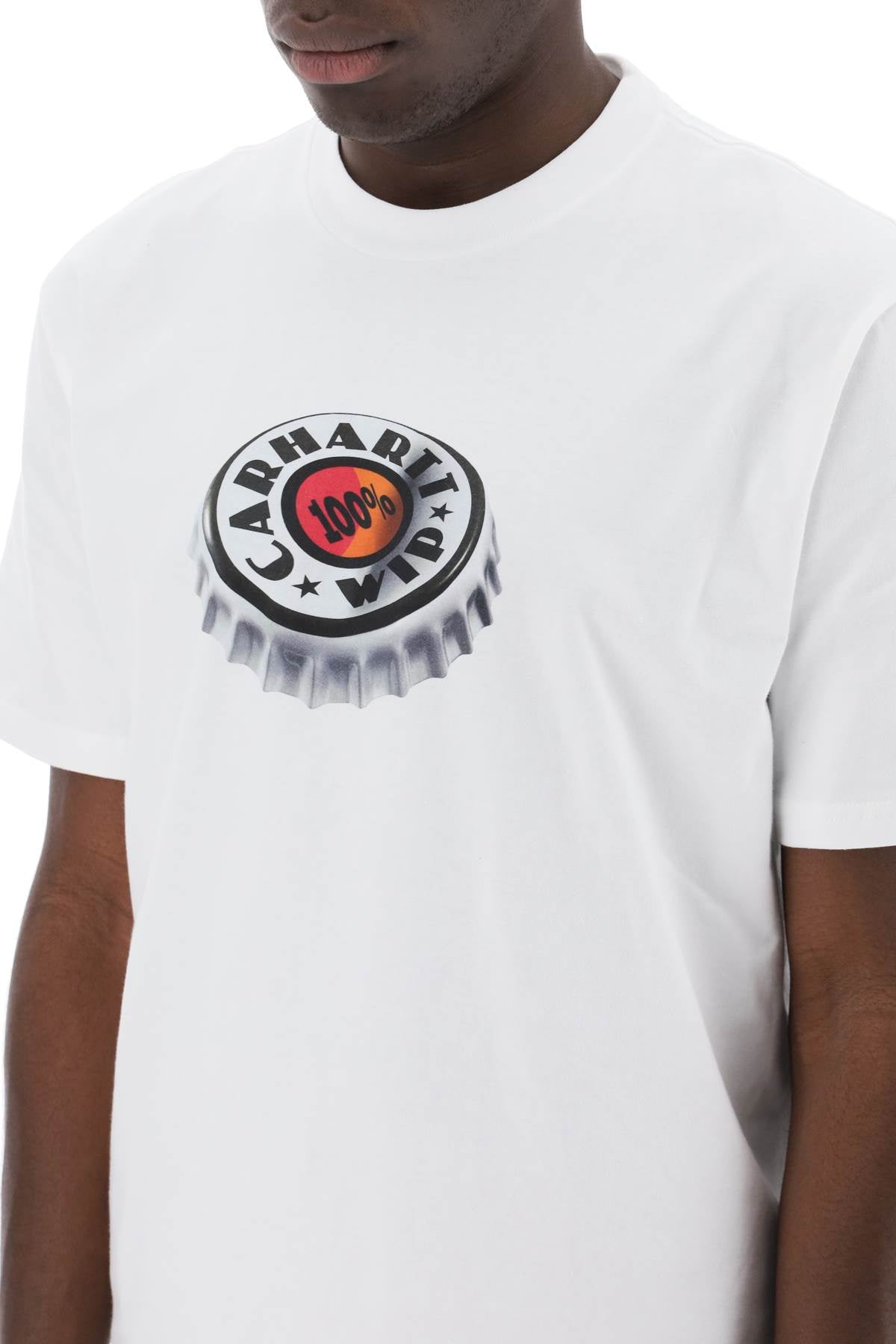 Carhartt wip "t-shirt bottle cap"-men > clothing > t-shirts and sweatshirts > t-shirts-Carhartt Wip-Urbanheer