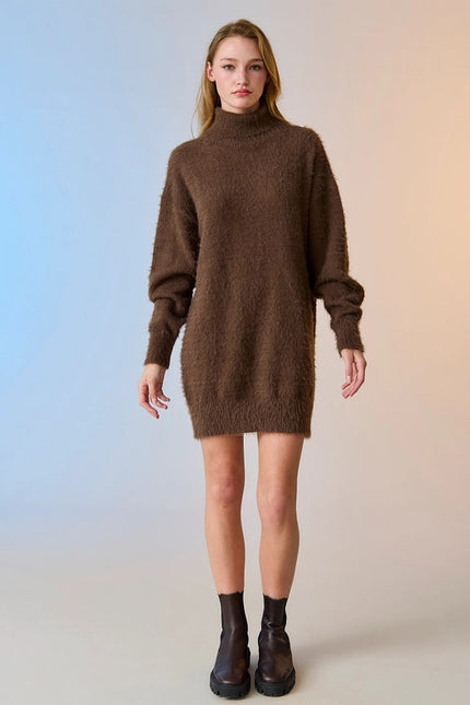 Caroline Sweater Dress Choco