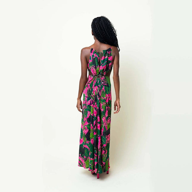 Casa Jaguar Embroidered Dress