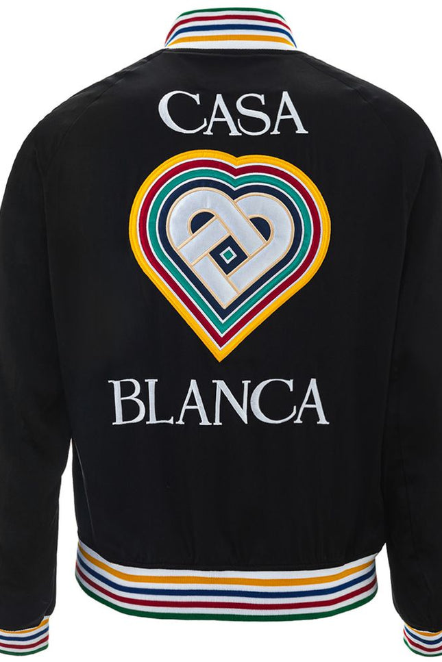 Casablanca Black Silk Jacket