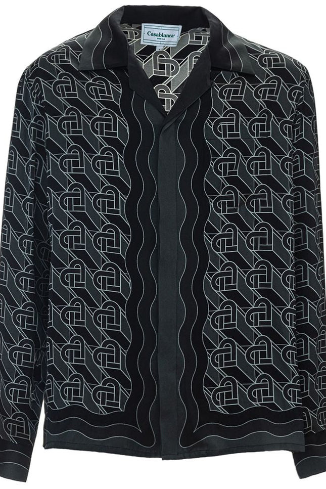 Casablanca Black Silk Shirt