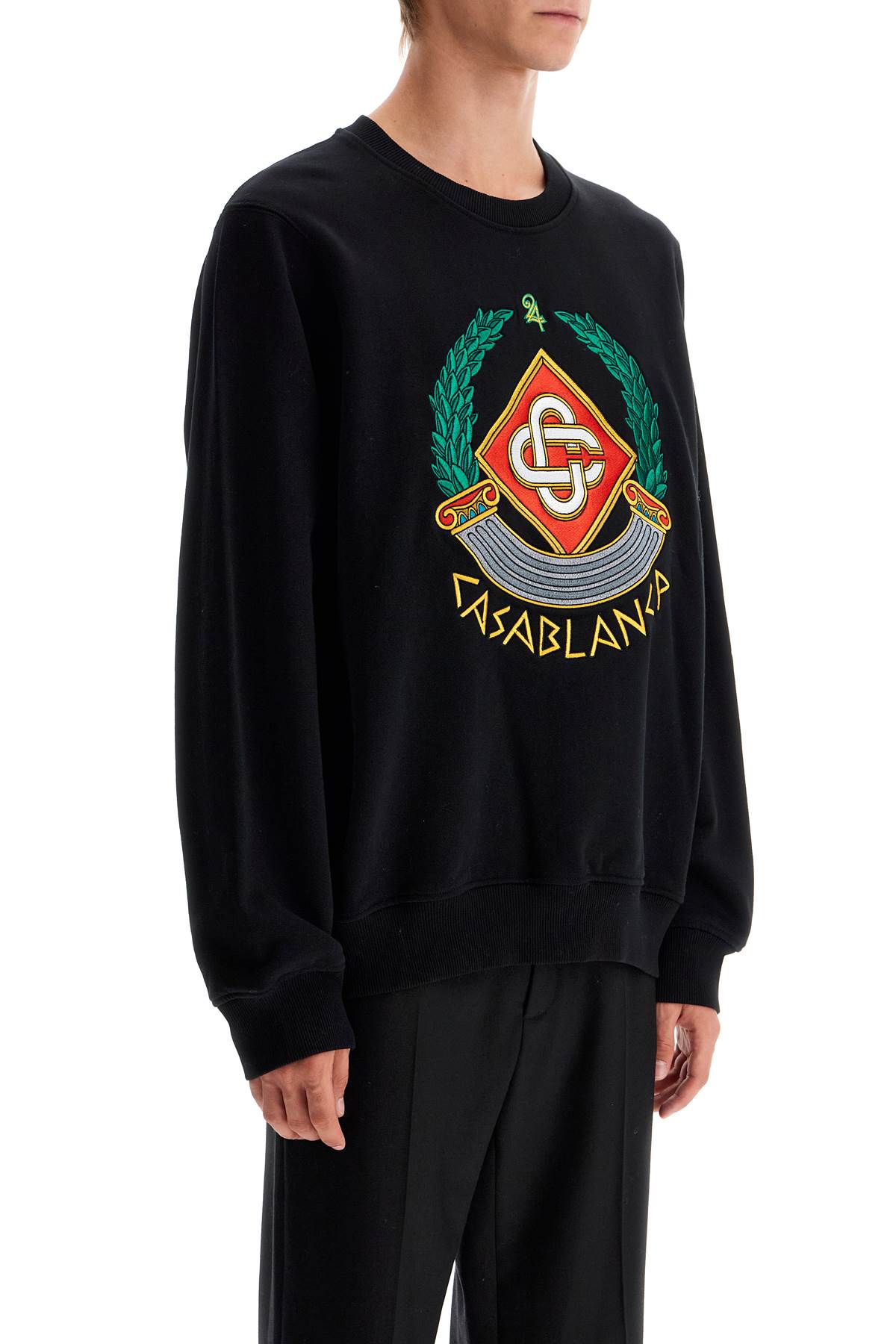 Casablanca casa crest crewneck sweat