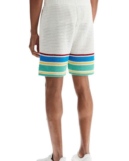 Casablanca crocheted bermuda shorts