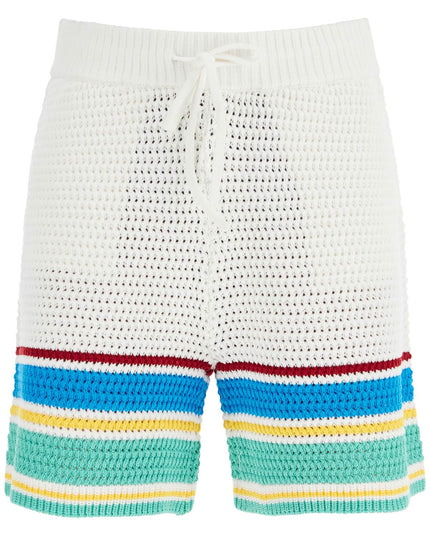 Casablanca crocheted bermuda shorts