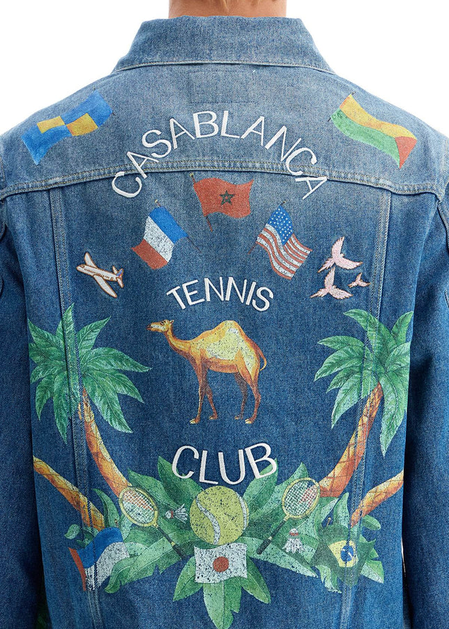 Casablanca denim tennis club jacket