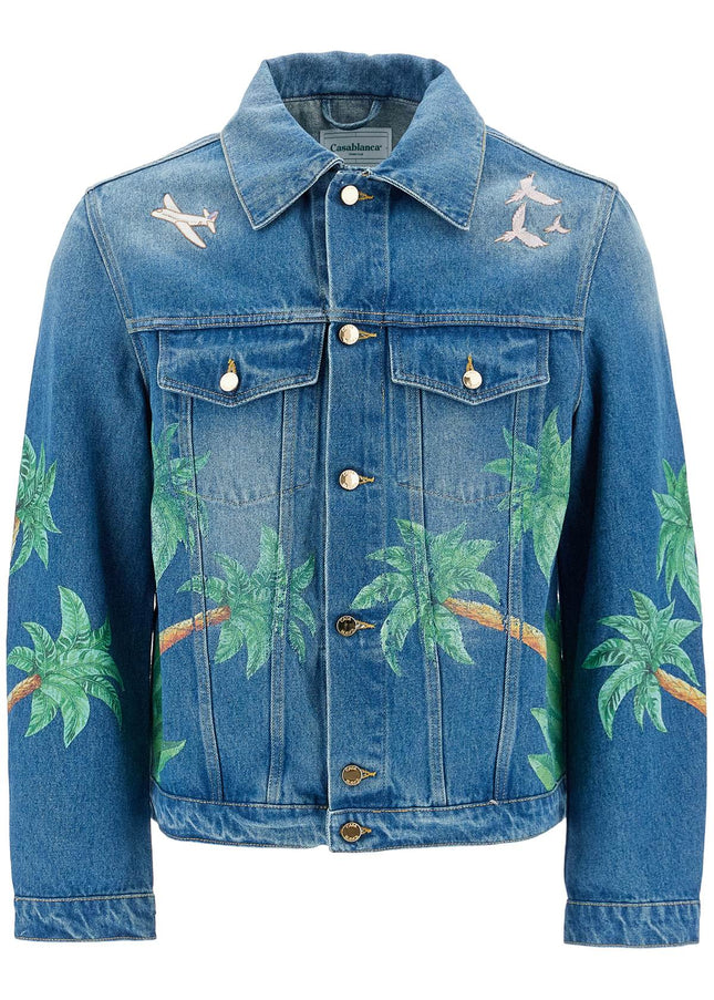 Casablanca denim tennis club jacket