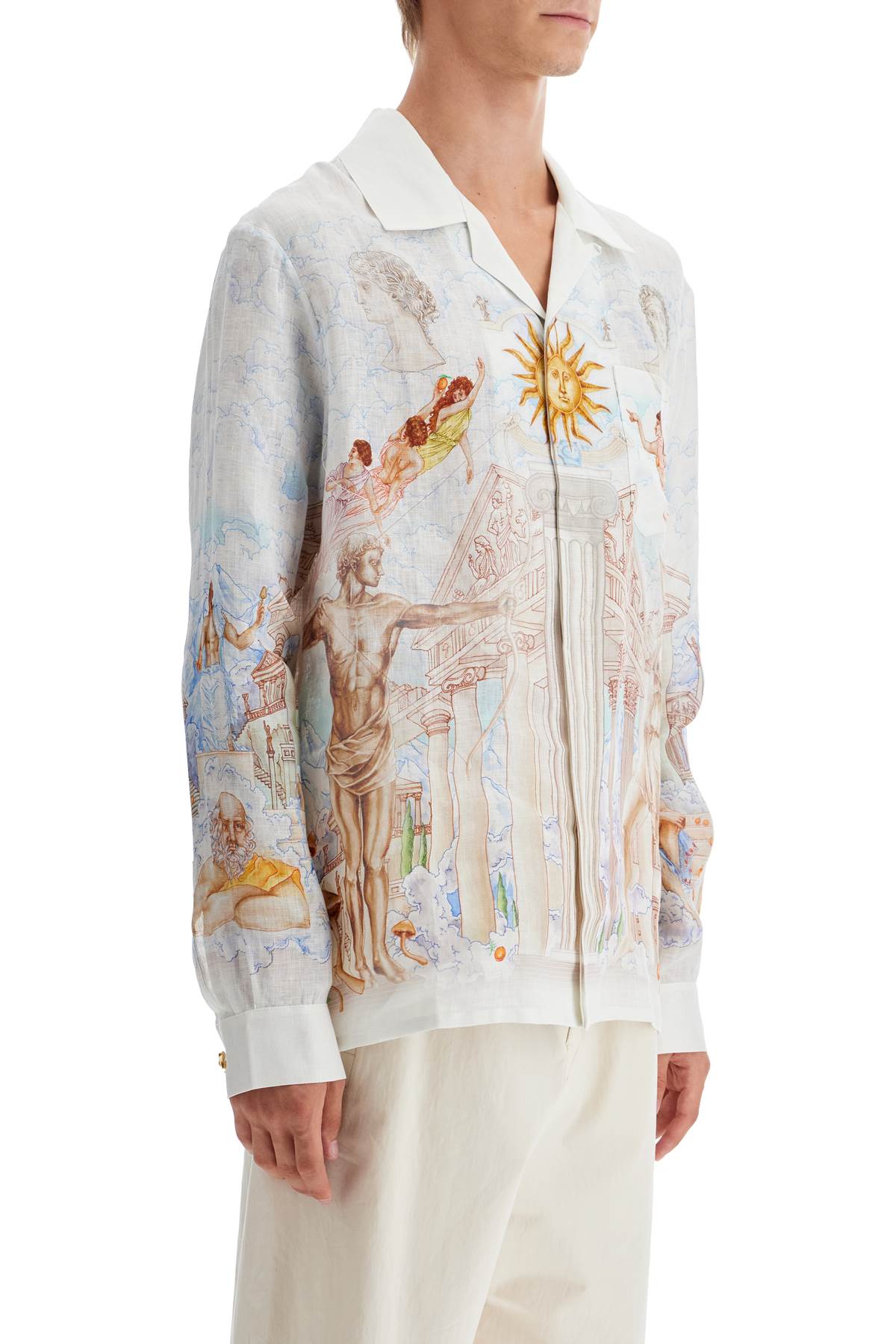 Casablanca linen shirt from le temple du savoir