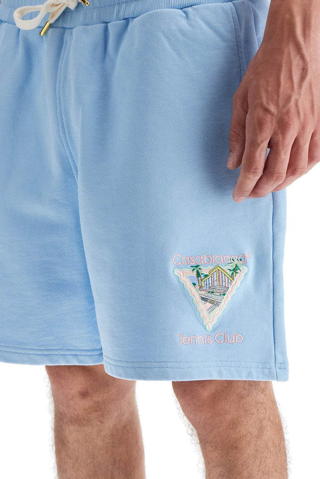 Casablanca organic cotton shorts with embroidery
