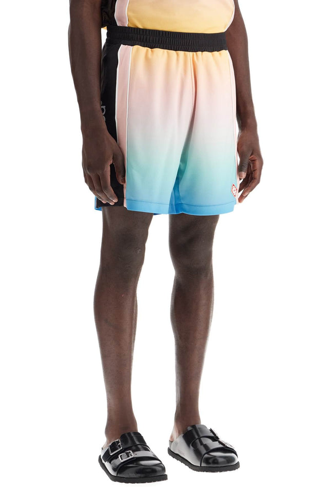 Casablanca pastel gradient football bermuda shorts - Multicolor