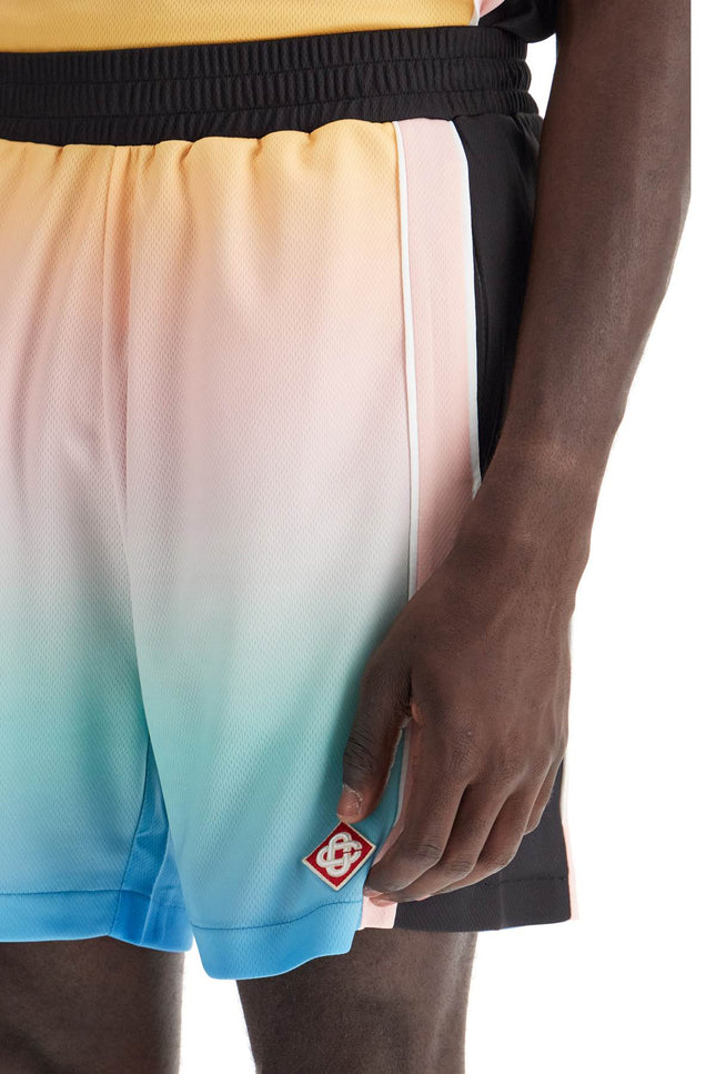 Casablanca pastel gradient football bermuda shorts - Multicolor