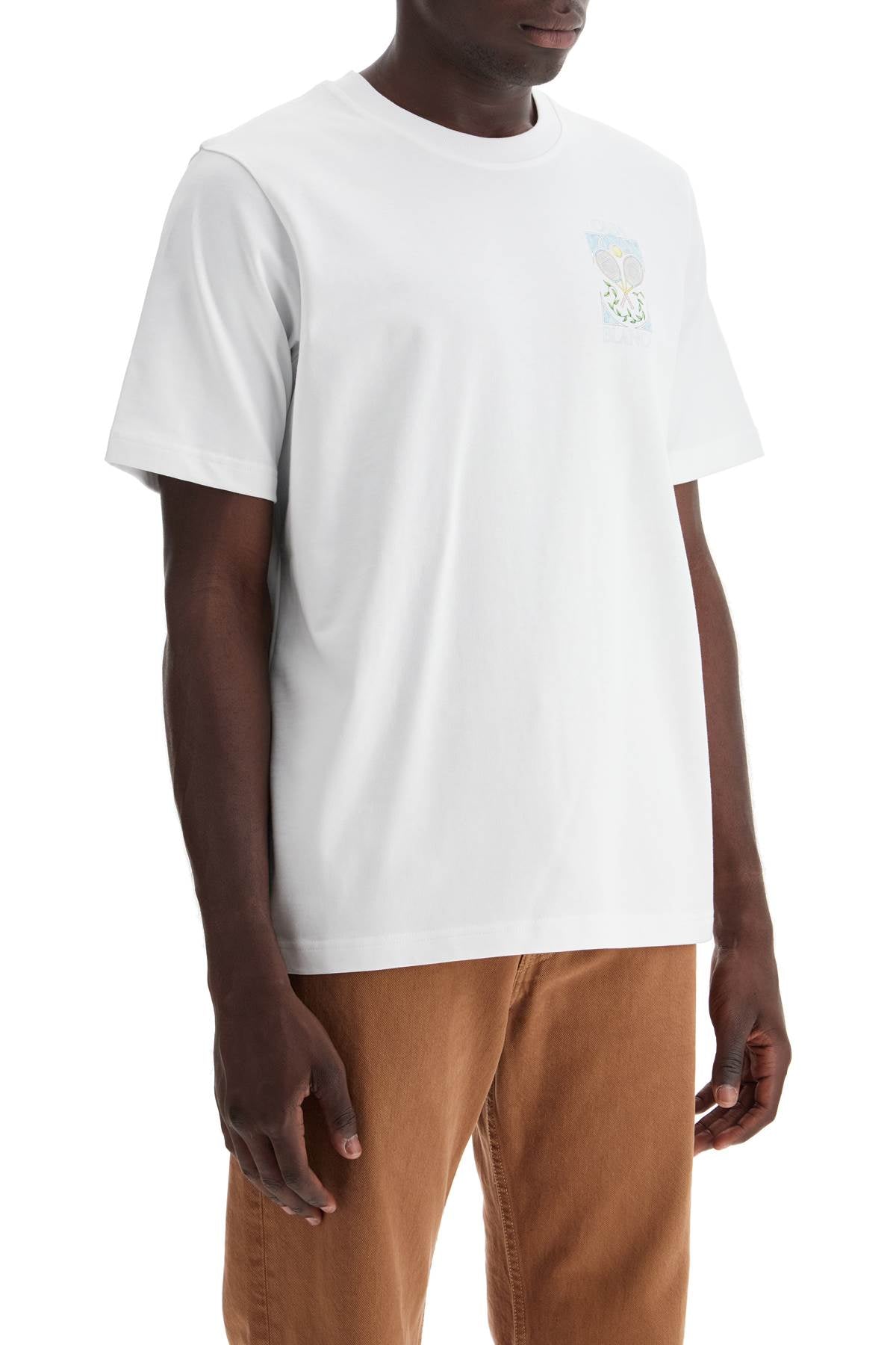 Casablanca pastel tennis t-shirt