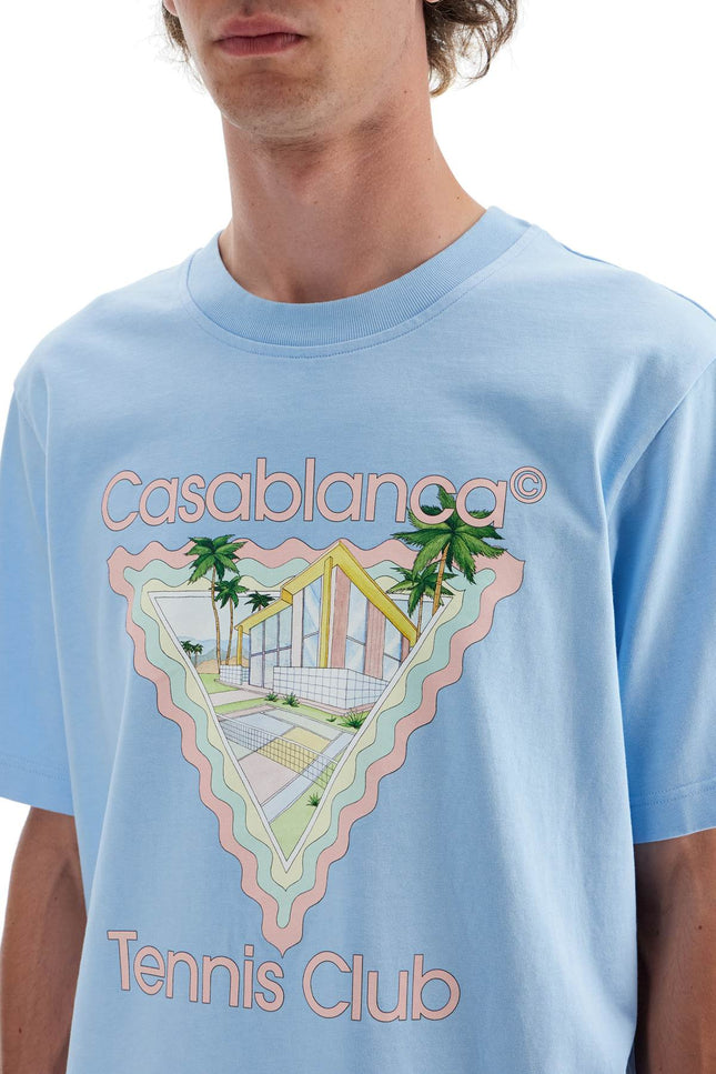 Casablanca printed organic cotton t-shirt