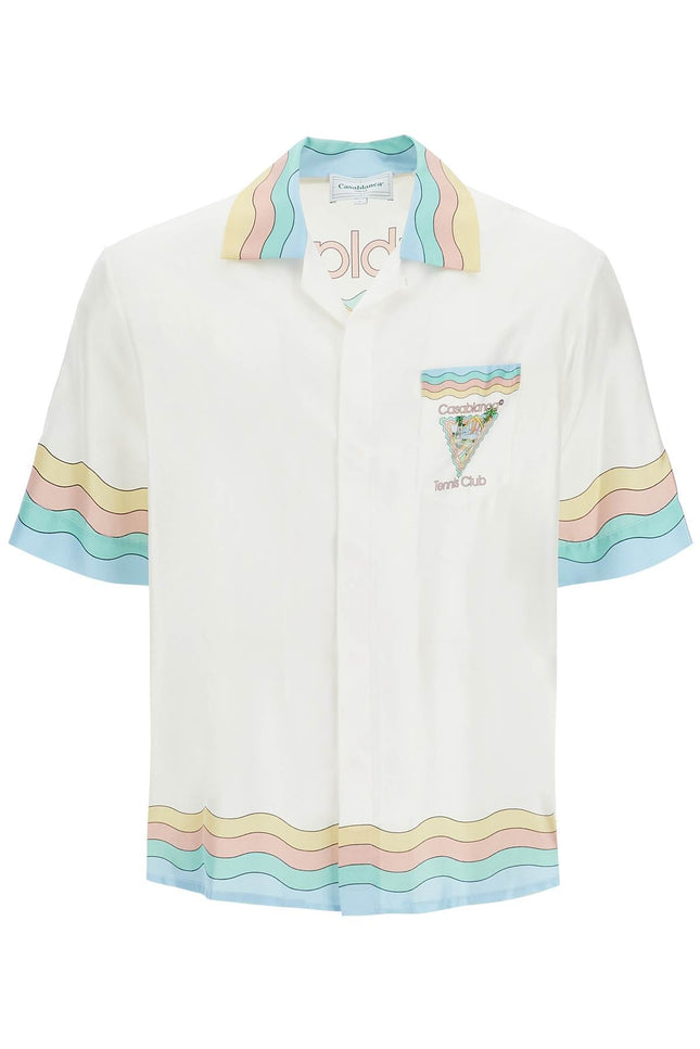 Casablanca silk maison de reve shirt in nine