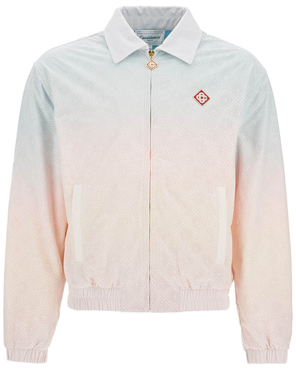 Casablanca track jacket with laser degradé details