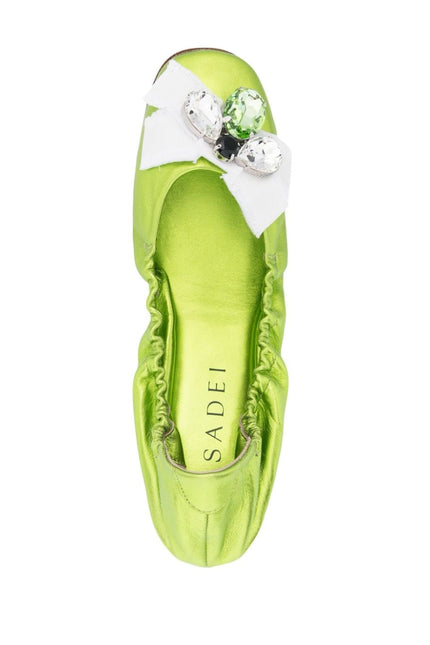 Casadei Flat Shoes Green