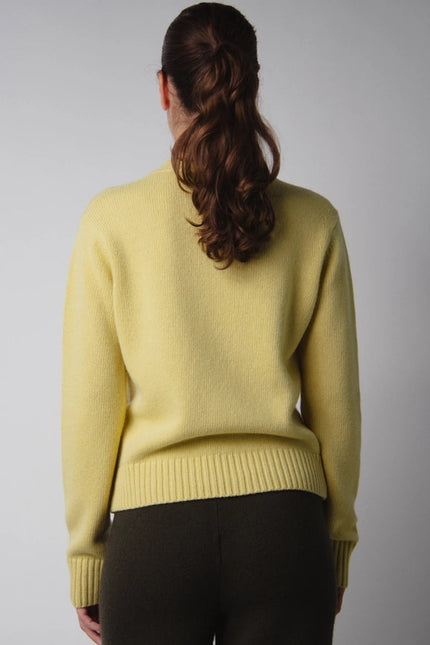 Cashmere Mix Crewneck Sweater Honey