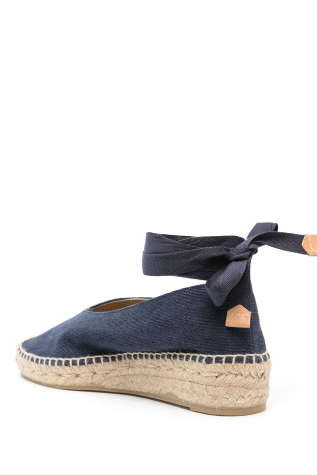 Castaner Flat Shoes Clear Blue