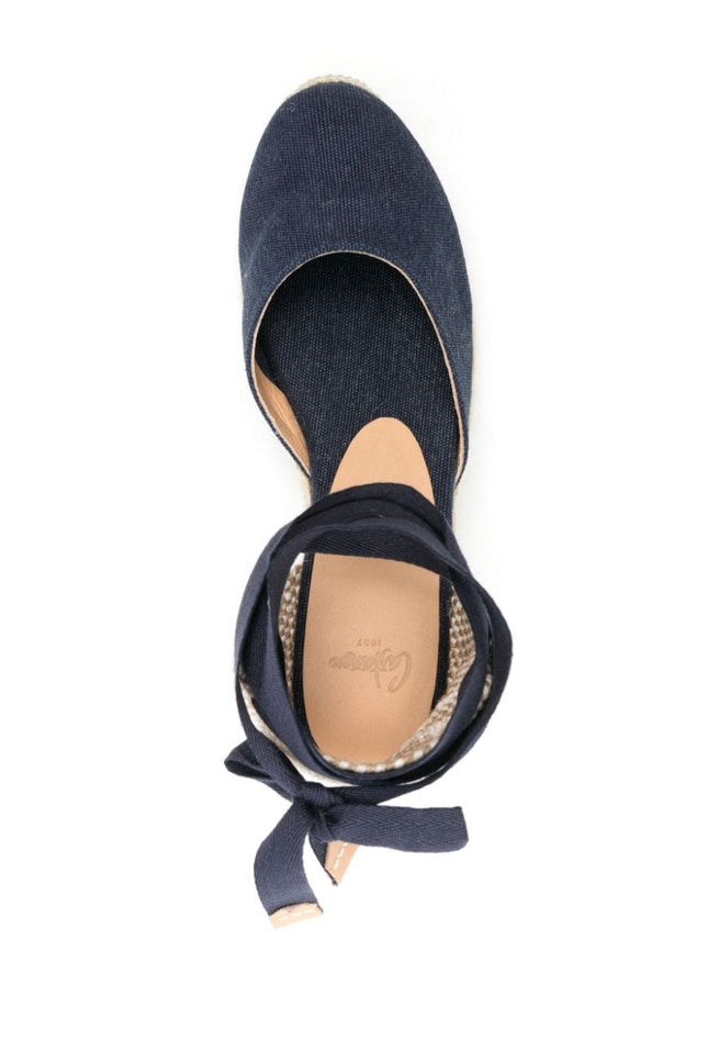 Castaner Flat Shoes Clear Blue