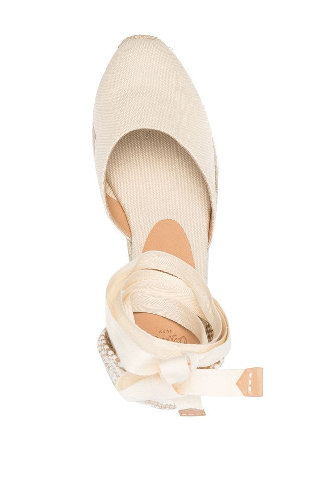 Castaner Flat Shoes White