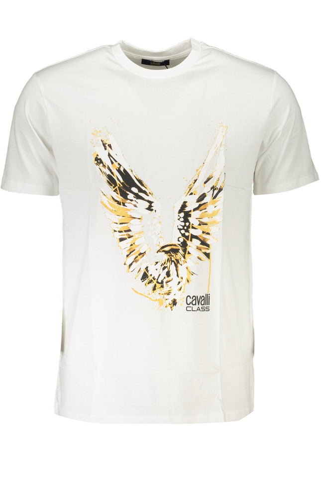 Cavalli Class Men'S Short Sleeved T-Shirt White