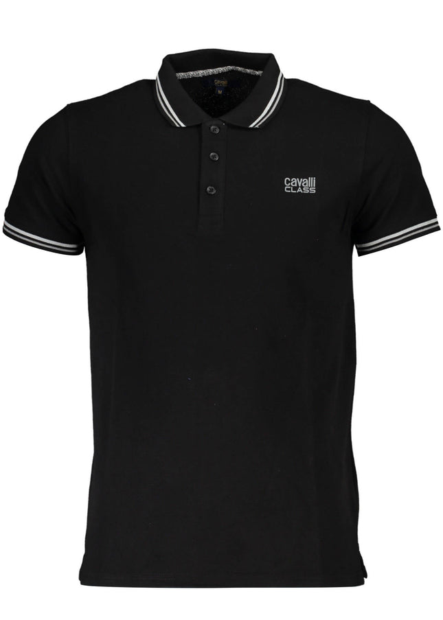 Cavalli Class Polo Short Sleeve Man Black Success