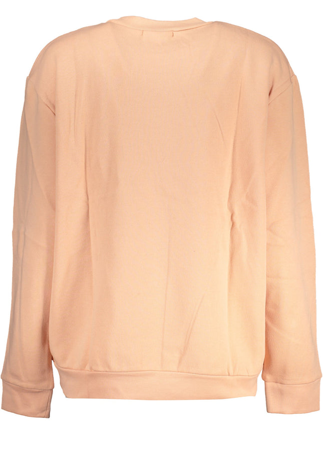 CAVALLI CLASS WOMEN'S PINK SWEATSHIRT WITHOUT ZIP-1