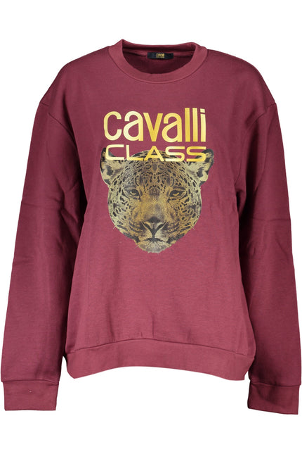 CAVALLI CLASS WOMEN'S SWEATSHIRT WITHOUT ZIP PURPLE-0