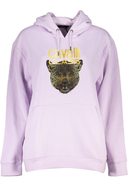 CAVALLI CLASS WOMEN'S SWEATSHIRT WITHOUT ZIP PURPLE-0