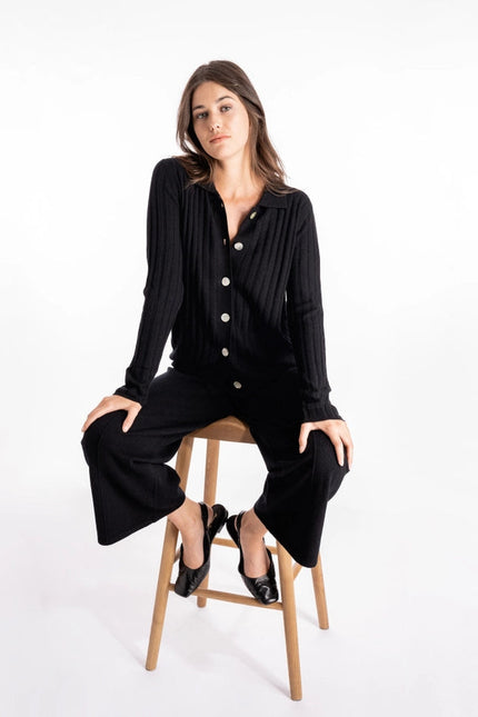 Charlotte Cardigan Black