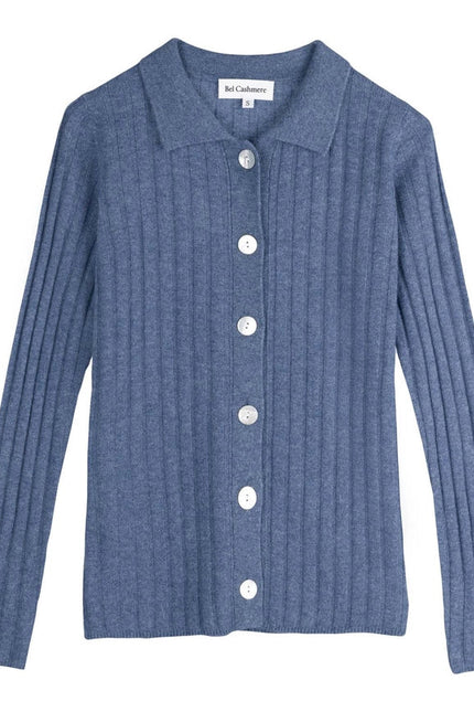 Charlotte Cardigan Dusty blue