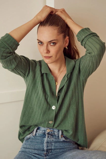 Charlotte Cardigan Green