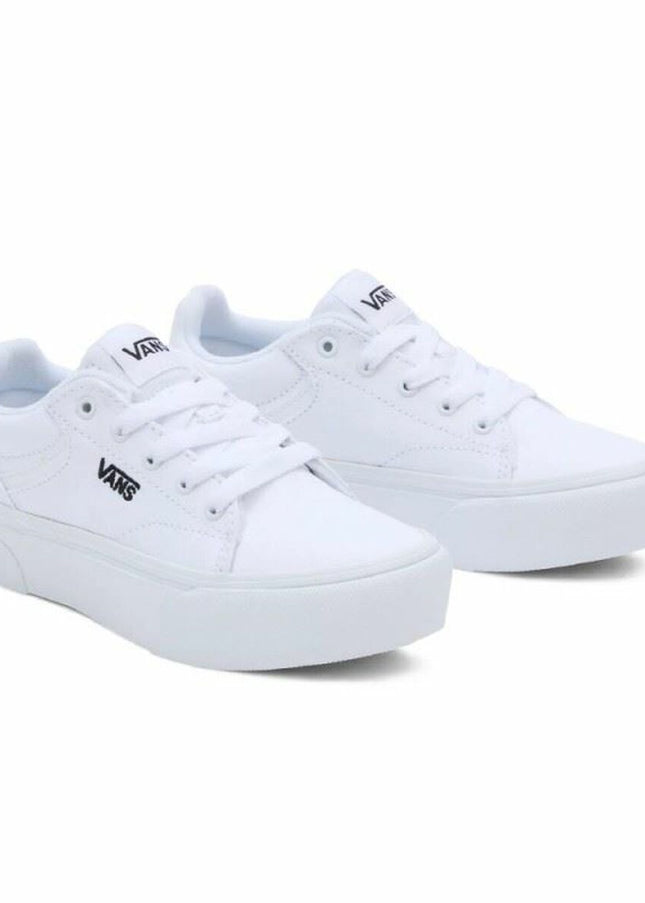 Children’s Casual Trainers Vans Seldan Platform White-0