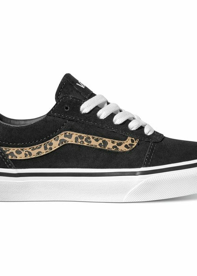 Children’s Casual Trainers Vans Ward Suede Black Leopard-1