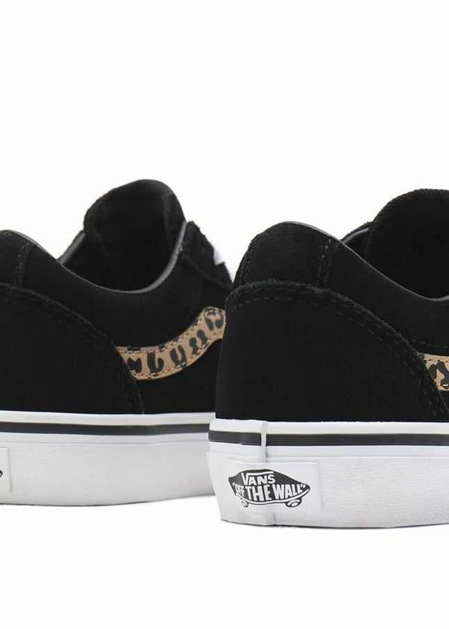 Children’s Casual Trainers Vans Ward Suede Black Leopard-3