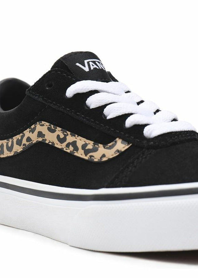 Children’s Casual Trainers Vans Ward Suede Black Leopard-4