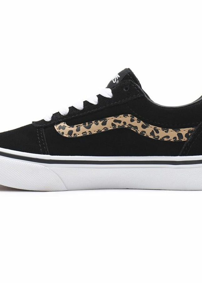 Children’s Casual Trainers Vans Ward Suede Black Leopard-0