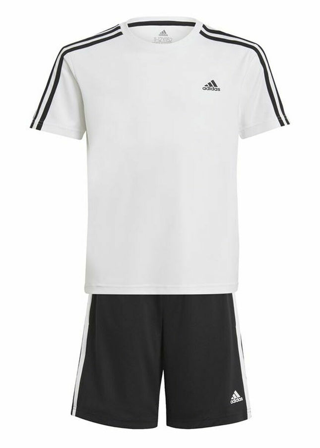 Children's Sports Outfit Adidas Designed 2 Move White-Toys | Fancy Dress > Babies and Children > Clothes and Footwear for Children-Adidas-15-16 Years-Urbanheer