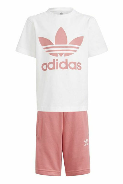 Children's Sports Outfit Adidas Trifolio White-Toys | Fancy Dress > Babies and Children > Clothes and Footwear for Children-Adidas-Urbanheer