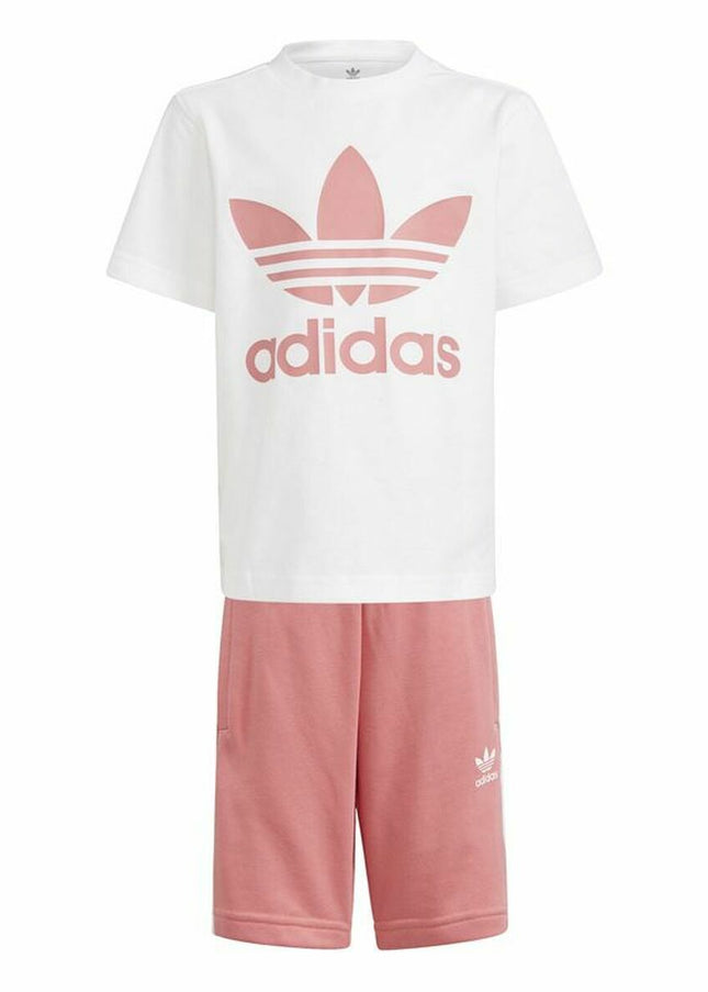 Children's Sports Outfit Adidas Trifolio White-Toys | Fancy Dress > Babies and Children > Clothes and Footwear for Children-Adidas-Urbanheer