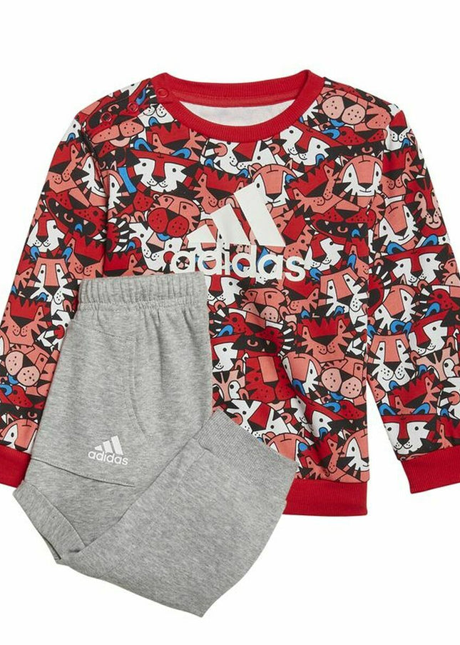 Children's Sports Outfit Jogger Adidas Red-Toys | Fancy Dress > Babies and Children > Clothes and Footwear for Children-Adidas-Urbanheer