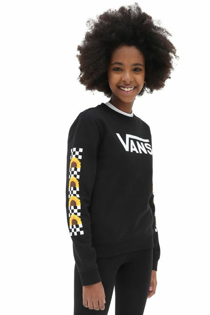 Children’s Sweatshirt without Hood Vans Sunlit Black-5