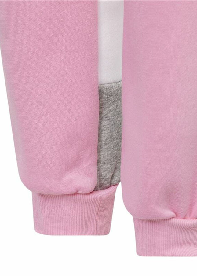 Children’s Tracksuit Adidas Colourblock Pink-Toys | Fancy Dress > Babies and Children > Clothes and Footwear for Children-Adidas-Urbanheer