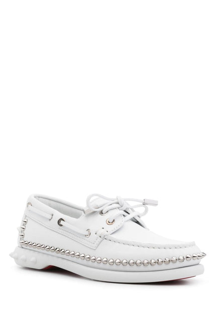 Christian Louboutin Flat shoes White