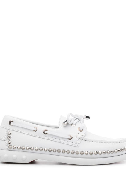 Christian Louboutin Flat shoes White