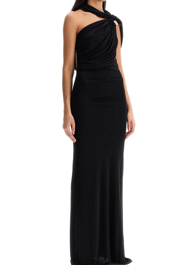 Christopher Esber asymmetric american neckline dress with asym