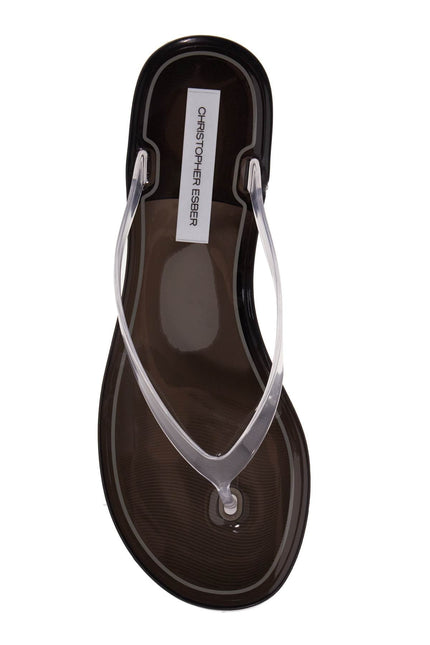 Christopher Esber pvc jo flip-flop sandals