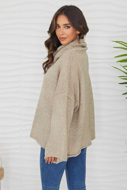 Chunky Oversized Turtleneck Sweater