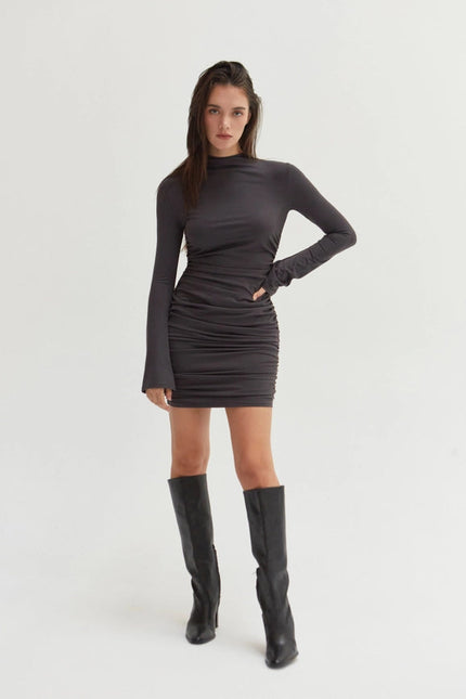 Ciella Ruched Mini Dress